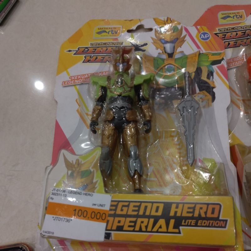(TERMURAHrijek kemasan)Legend Hero Ganwu lite edition/ legend Hero Jangbi lite edition/ Legend Hero 