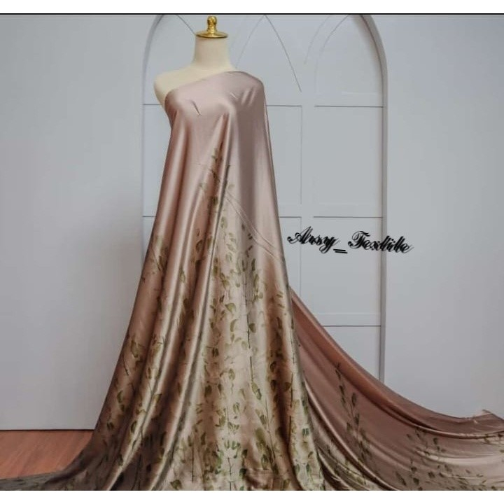 Kain Armani silk Premium meteran harga per 0.5