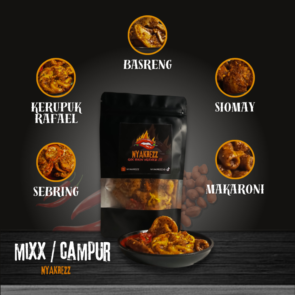 

SEBRING CAMPUR BUMBU KACANG 250gr-1kg | NYAKREZZ