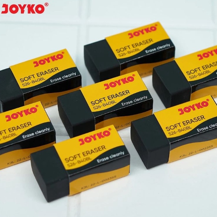 

PENGHAPUS PENSIL JOYKO 526 B4BL 52 B4P PENGHAPUS KECIL MURAH GROSIR ISI 4 PCS