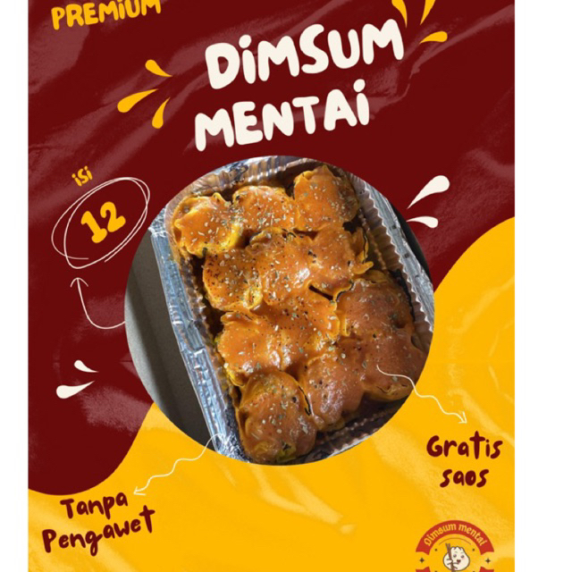 

DIMSUM MENTAI BANDUNG-ISI12PCS-DIMSUMHALAL-PEMGIRIMANHANYADAERAHBANDUNG