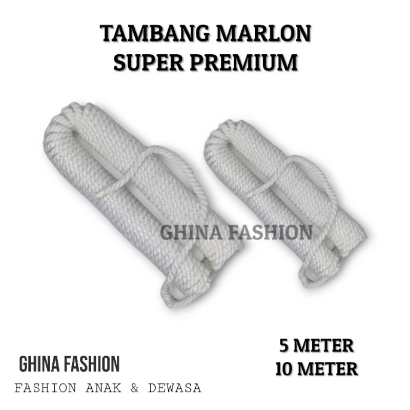 

Tali Tambang Pramuka Marlon Super Rapih Premium Tali Koor Kecil & Besar 5m 10m