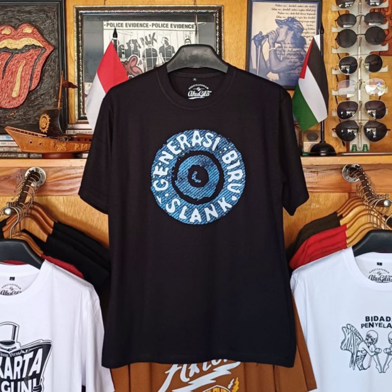 kaos slank - generasi biru - kaos band - Tshirt slank