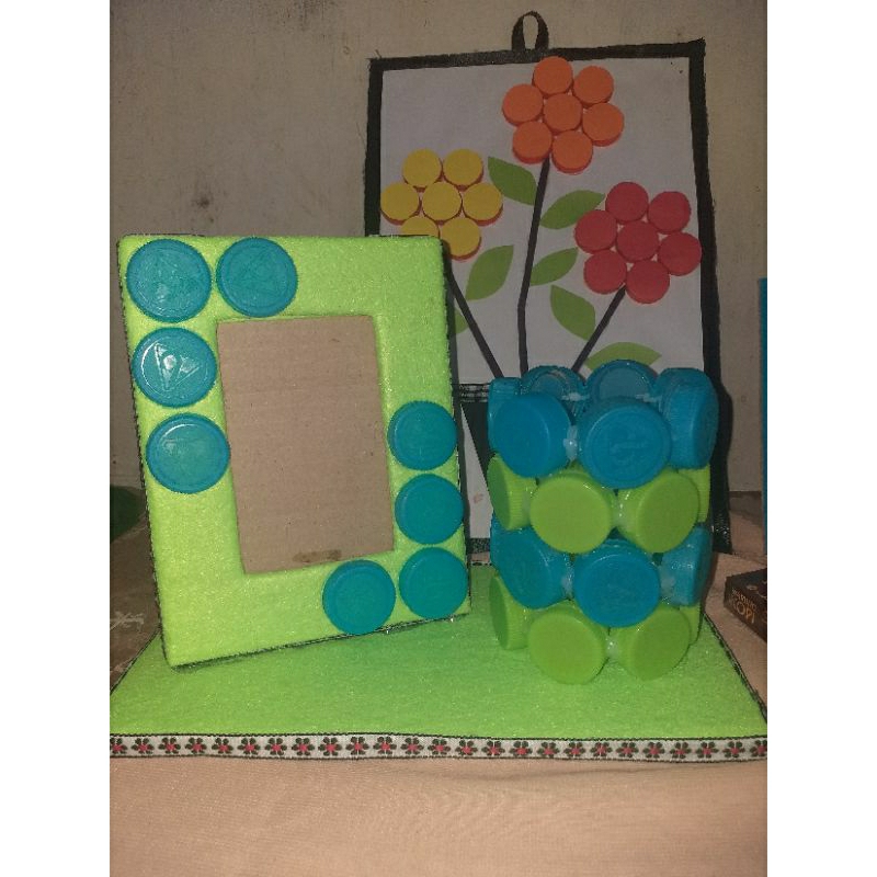 

Tempat Pensil Dari Tutup Botol/Kerajinan Dari Tutup Botol/Daur Ulang Barang Bekas/Kerajinan Tangan