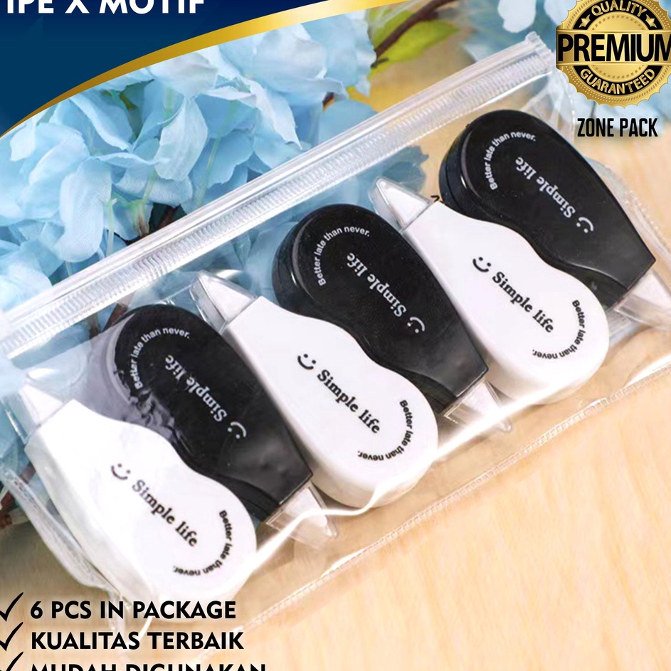 

Pilihan Terbaik Tipe X Motif Tipe X Isi 6 pcs Correction Tape Pita Koreksi Tipe X Tipe X Kes Stipo Kes Correction Paper Tipp Ex