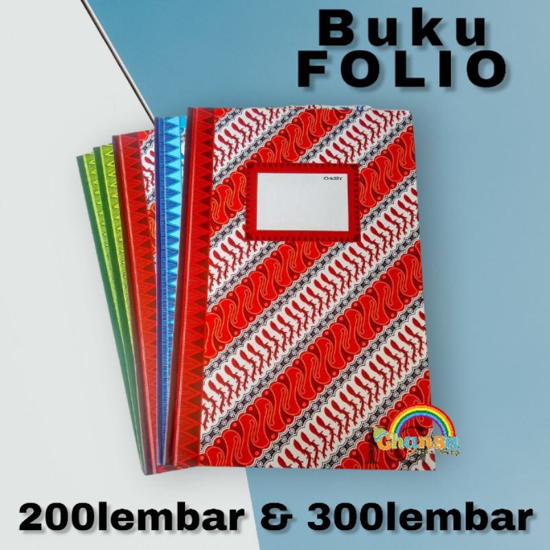 

Buku Hard Cover Folio isi 200 lembar / Buku Akuntansi / Buku Kas / Buku Batik