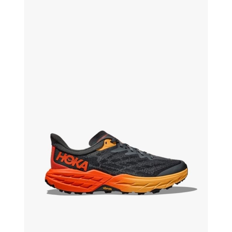 Hoka One One Speedgoat 5 Men's Trail Running Shoes - CastleRock/Flame