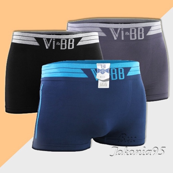 Best Order  Promo Boxer Pria VIBB Premium  Celana Dalam Pendek Pria Boxer ViBB
