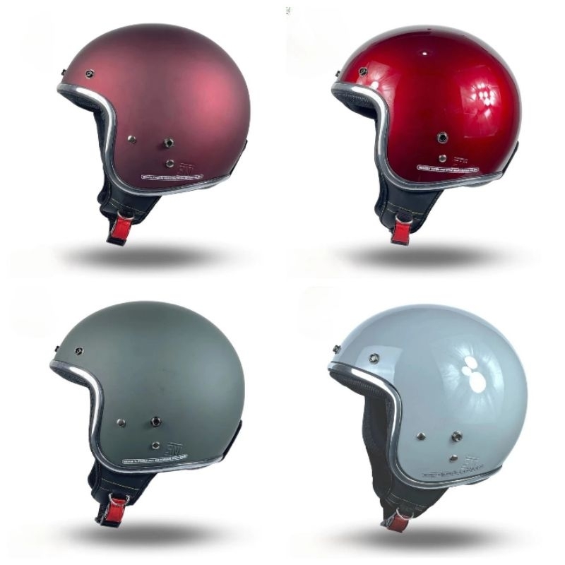 list crome HELM BOGO DEWASA PRIA  WANITA ORIGINAL 100% PREMIUM  SNI NO 1 motor cicle