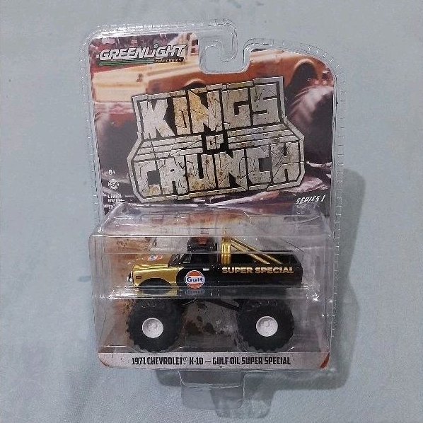 greenlight king crunch 1971 chevrolet k10 gulf