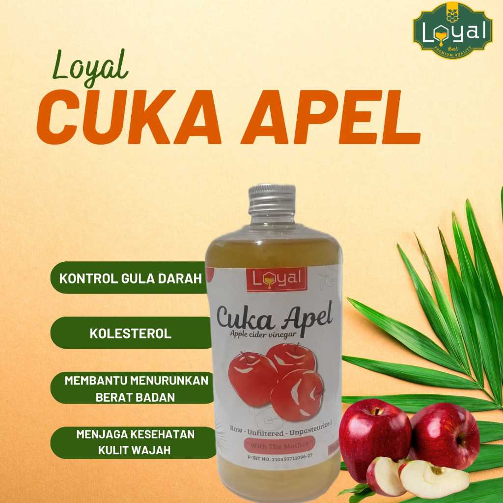 

CUKA APEL - LEMON - BUAH NAGA - NANAS LOYAL With The Mothet 500ml Original 100%