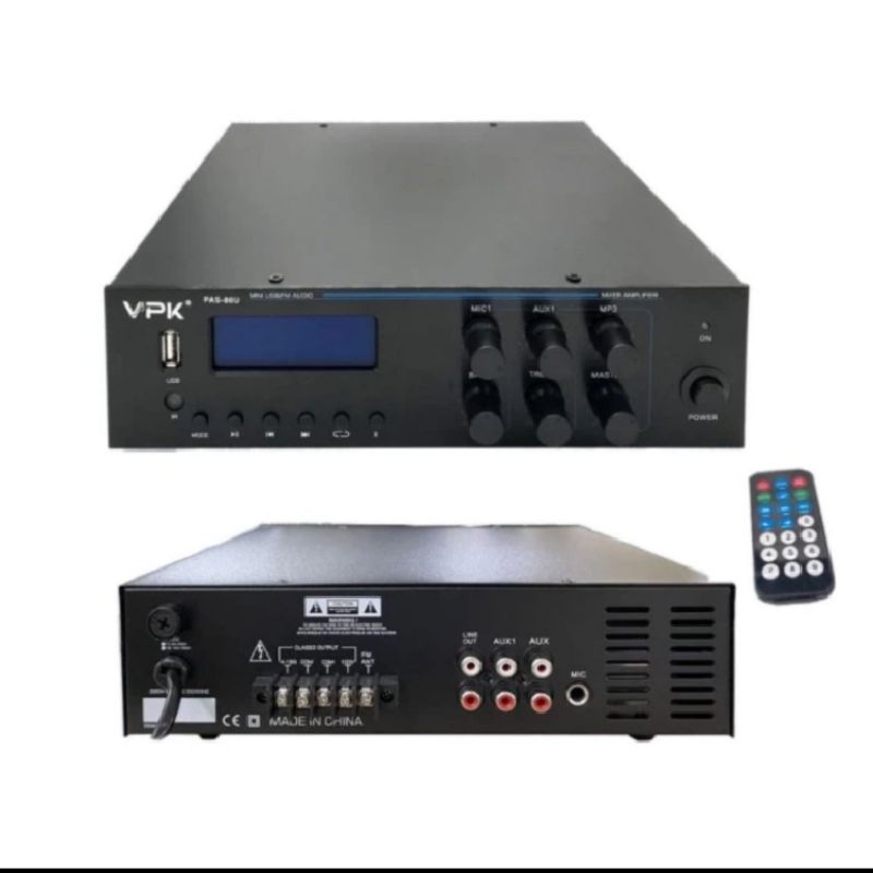 Amplifier public address VPK PAS 80U Original 80 watt
