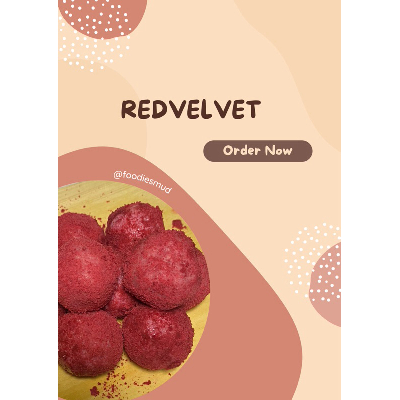 

RED VELVET | BOLA SUSU | BOLA SUSU DANCOW | BOLA SUSU TANPA TERIGU