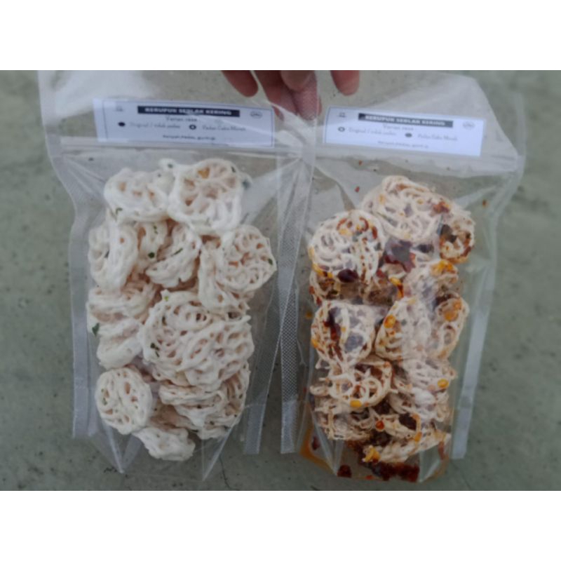 

Kerupuk seblak kemasan 100 gram