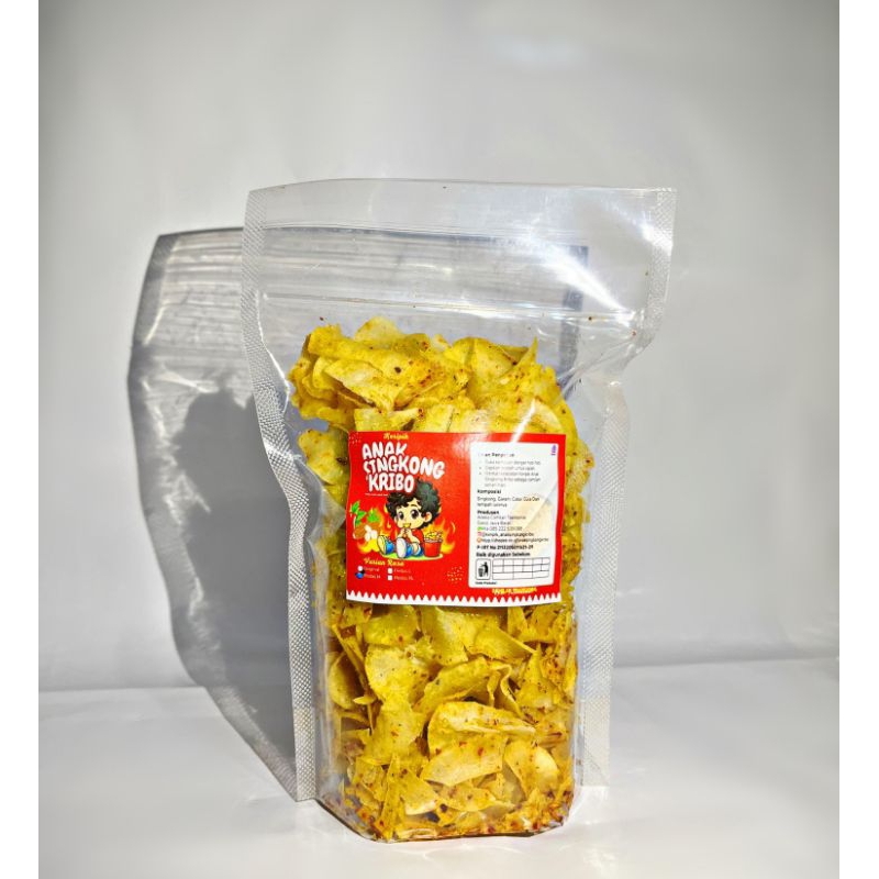 

Keripik anak singkong kribo (Pedas Medium)