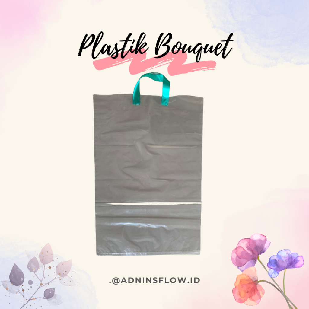 Tas Plastik Bouquet Transparan
