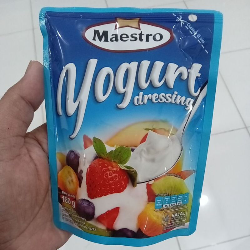 

Maestro Yogurt Salad Dressing 180 gram Refil