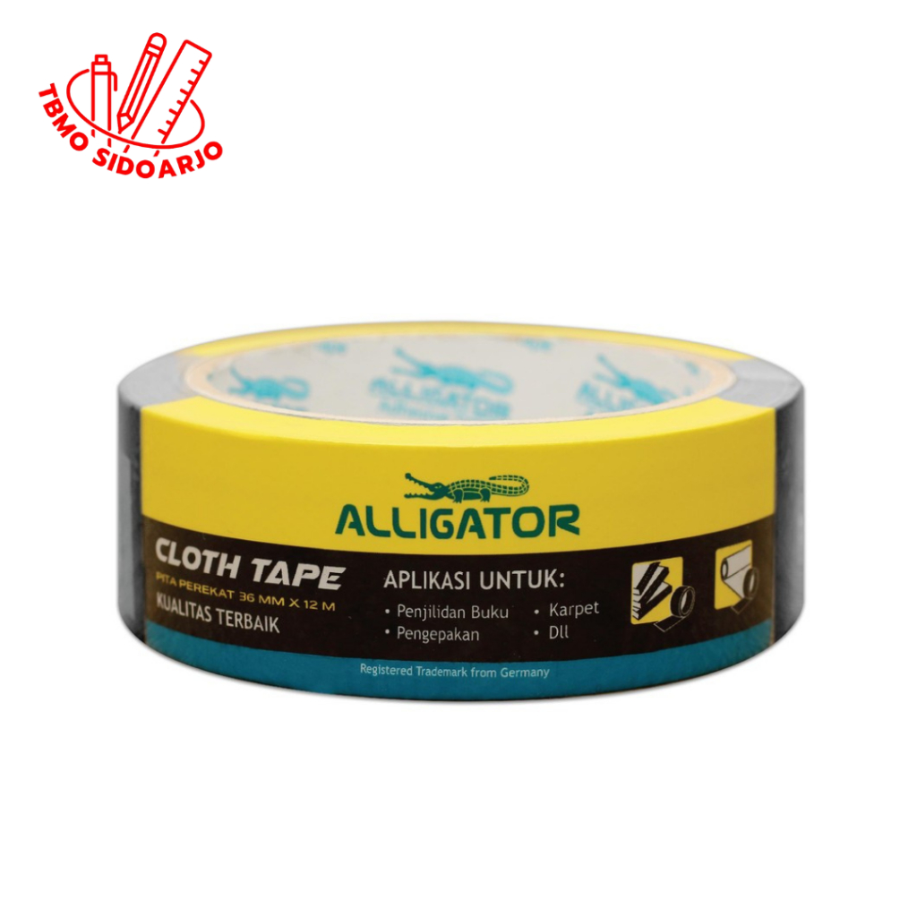 

TBMO Alligator Cloth Tape Linen Tape 36mm Black