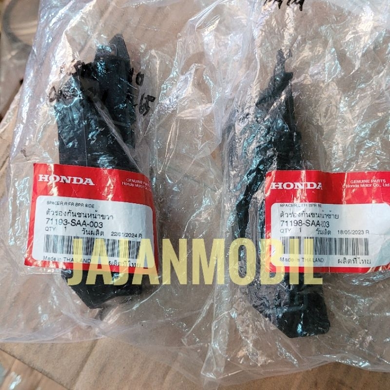 bracket braket cantolan bemper depan jazz gd3 idsi vtec 2003-2006 braket bemper depan jazz idsi vtec