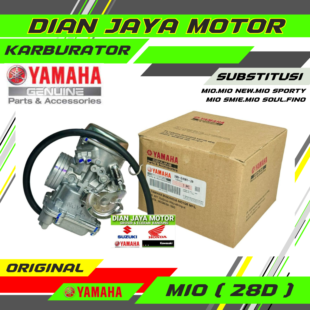 Karburator Yamaha Mio lama Mio.New Mio soul 28D-E4901-10 Karbu Mio 5TL Mio lama MIO NEW