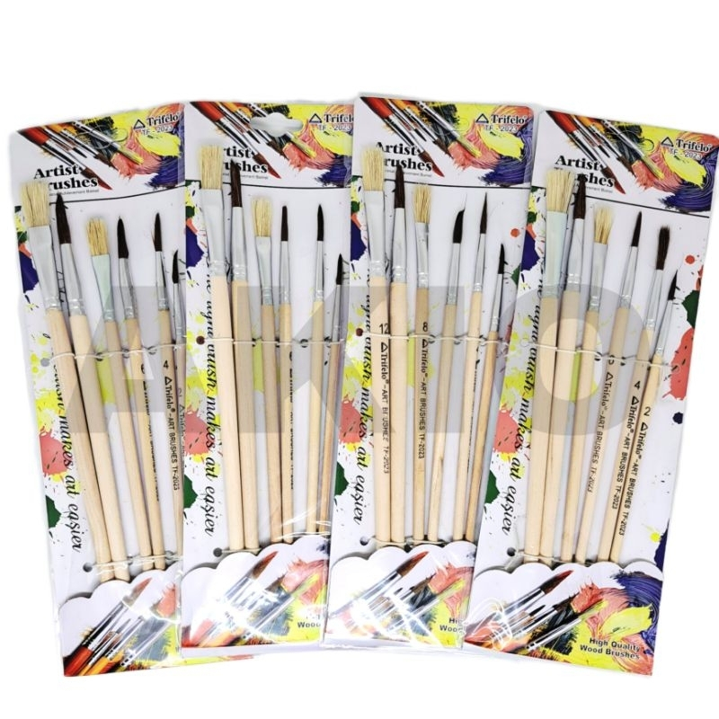 

Set kuas trifelo 6pcs
