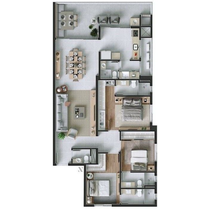 Desain denah rumah minimalis klasik