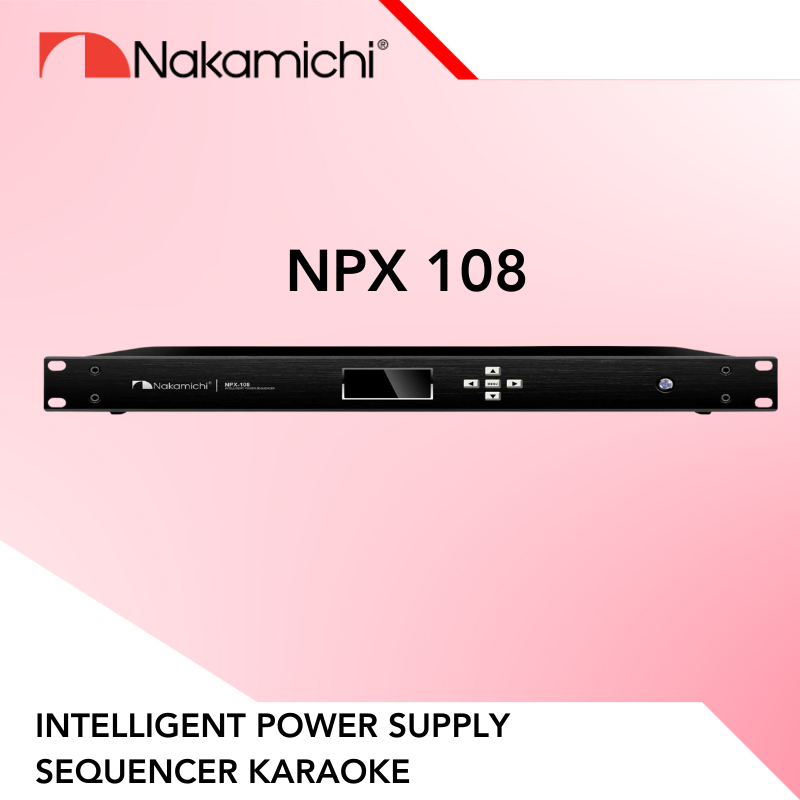 Nakamichi NPX-108 Power Sequencer 8 Stop Kontak 110V-240V