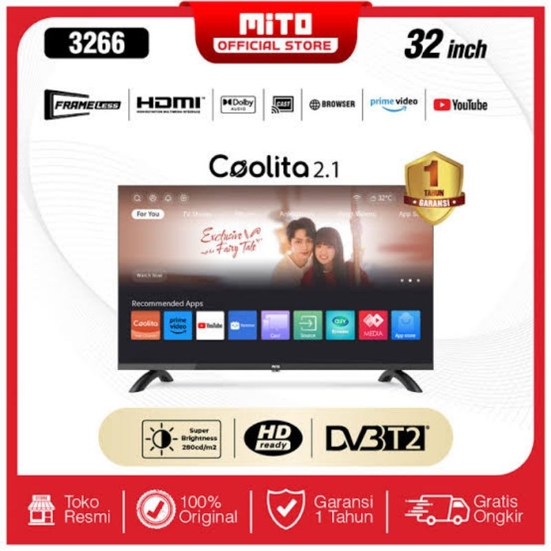 TV LED MITO SMART TV 32INCH 3266