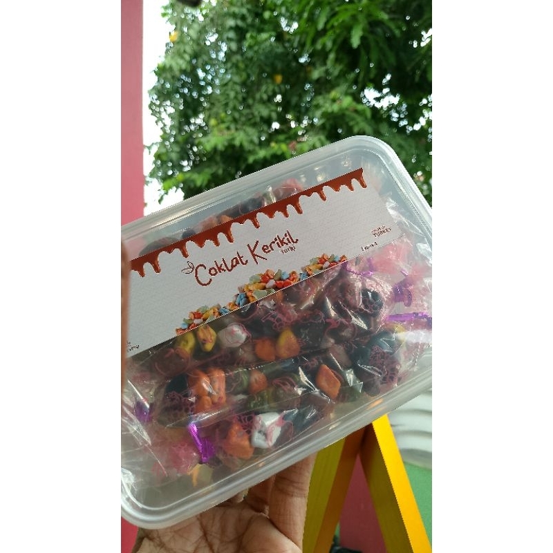 

PROMO paket usaha coklat kerikil kemasan kecil isi 25pcs Free kardus dan bubble wrap