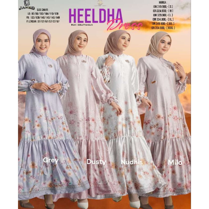 Gamis Heeldha By Nadhera Luxury