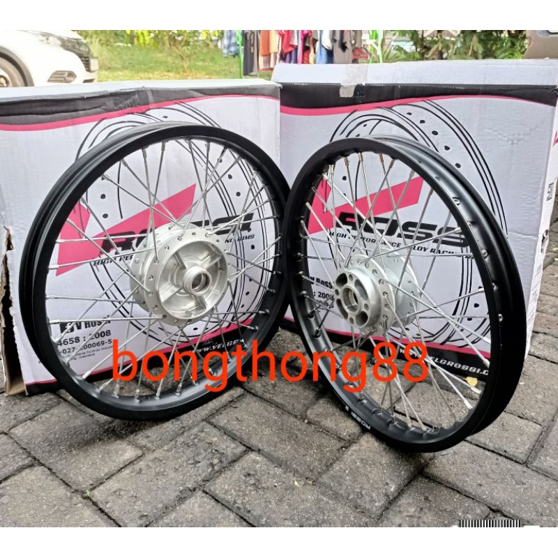 Paketan Velg Rossi Ring 17 140 160 185 Jari Jari Suzuki Smash 110 Titan Shogun Sp 125 Shogun 125 Sho