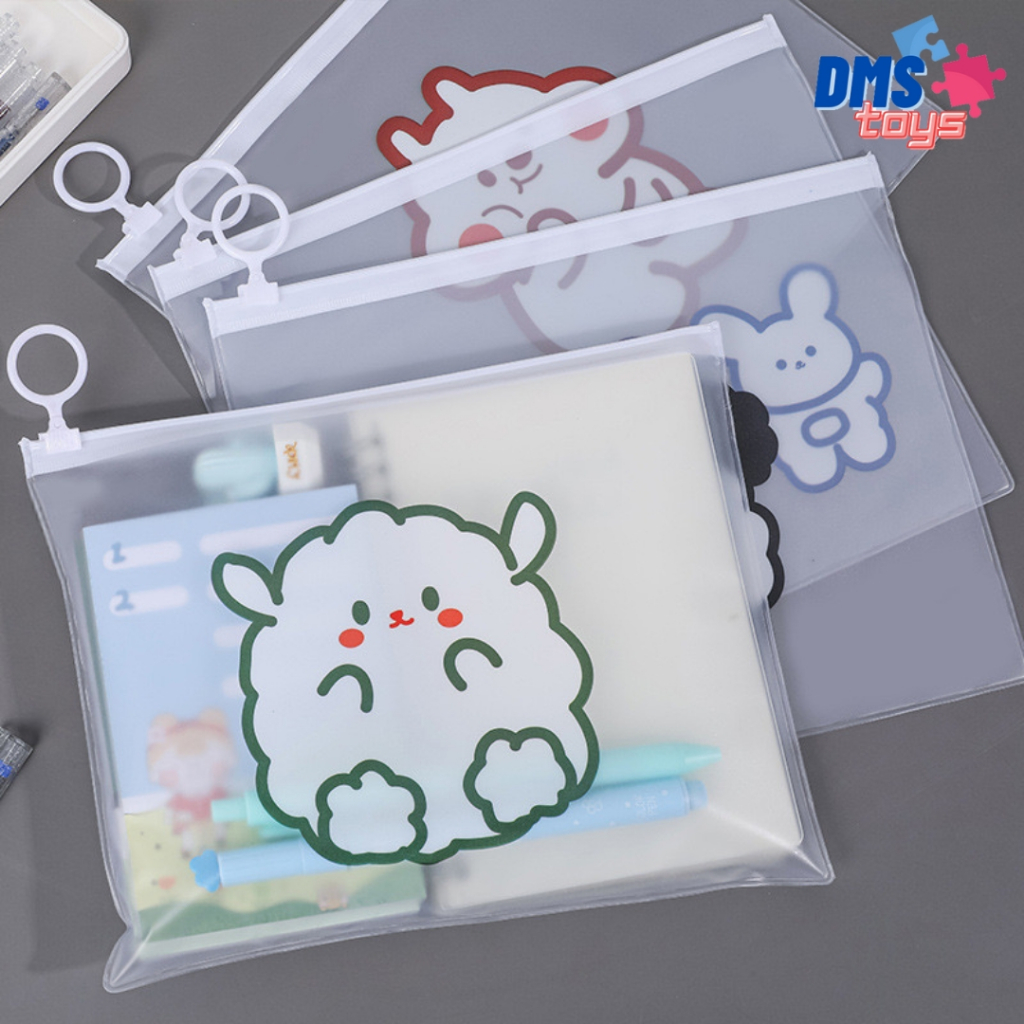 

Pouch Zip Lock Karakter Transparant / Tempat Pensil Karakter Transparant DMS.Toys