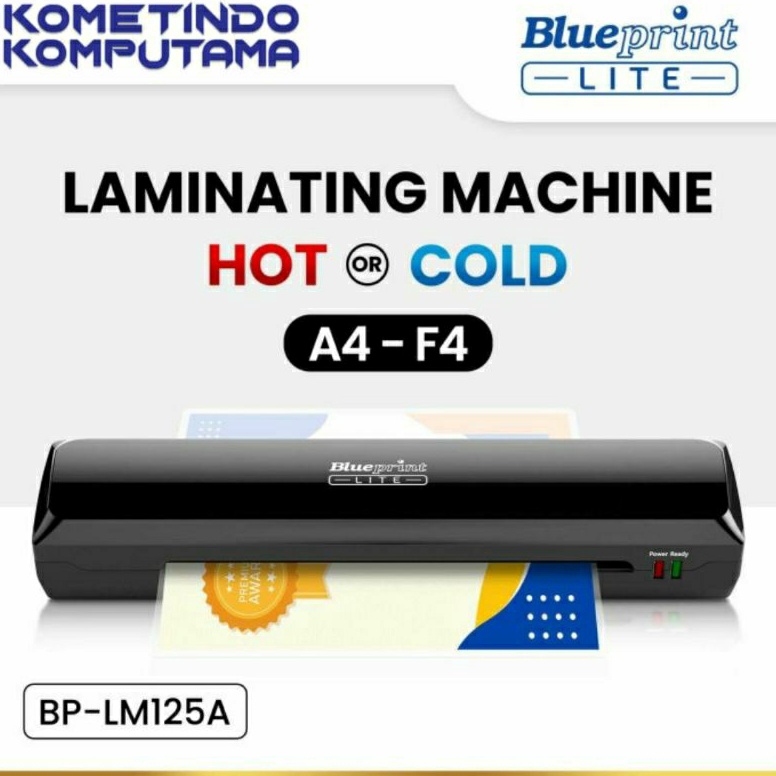 

KODE X73G BPLM125A Mesin Laminating F4 A4 Hot and Cold BLUEPRINT LITE BPLM125A Original