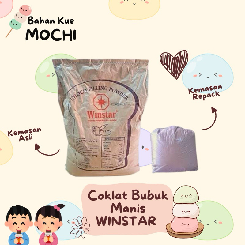 

Coklat Bubuk Manis Winstar 250gr / Coklat Bubuk Manis Kiloan 250gr