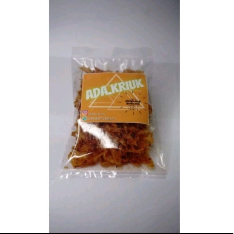 

Kripik Singkong Brekele Pedas Asin Daun Jeruk 125gr