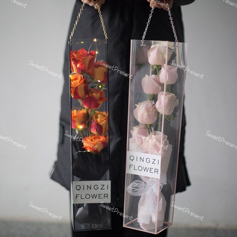 

Transparent List Flowers Box