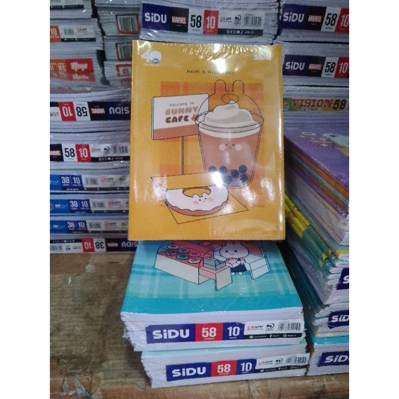 

Buku Tulis SIDU/SINAR DUNIA ISI 58 Lembar 1 Pak Isi 10 Buku
