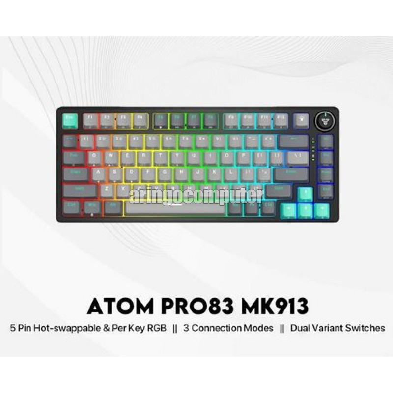 Keyboard Fantech MK-912 MECHANICAL WIRELESS BLACK - BLUE SWITCH