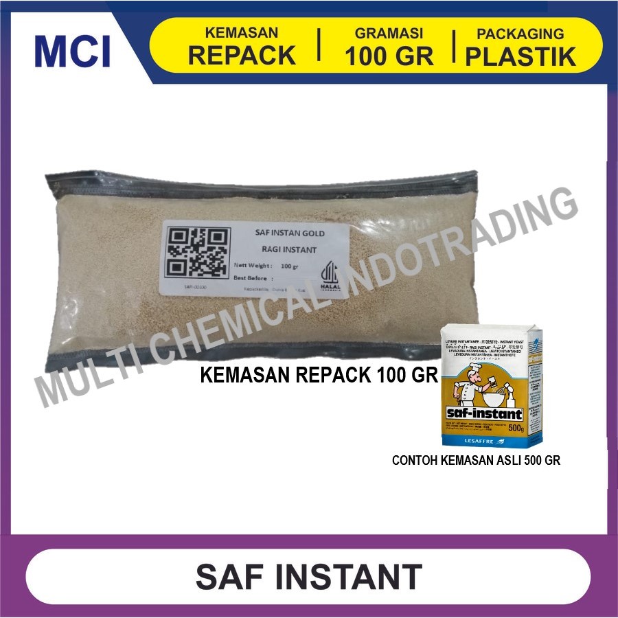 

RAGI SAF INSTANT GOLD REPACK 100 GR