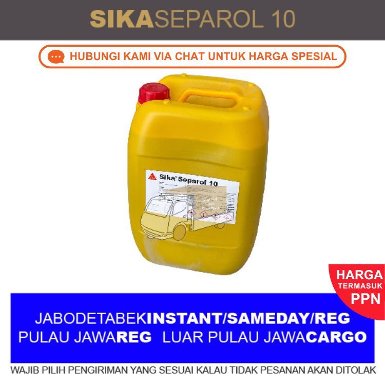 Sika® Separol-10 Jerrycan 20L Sika Separol 10 Minyak Bekesting