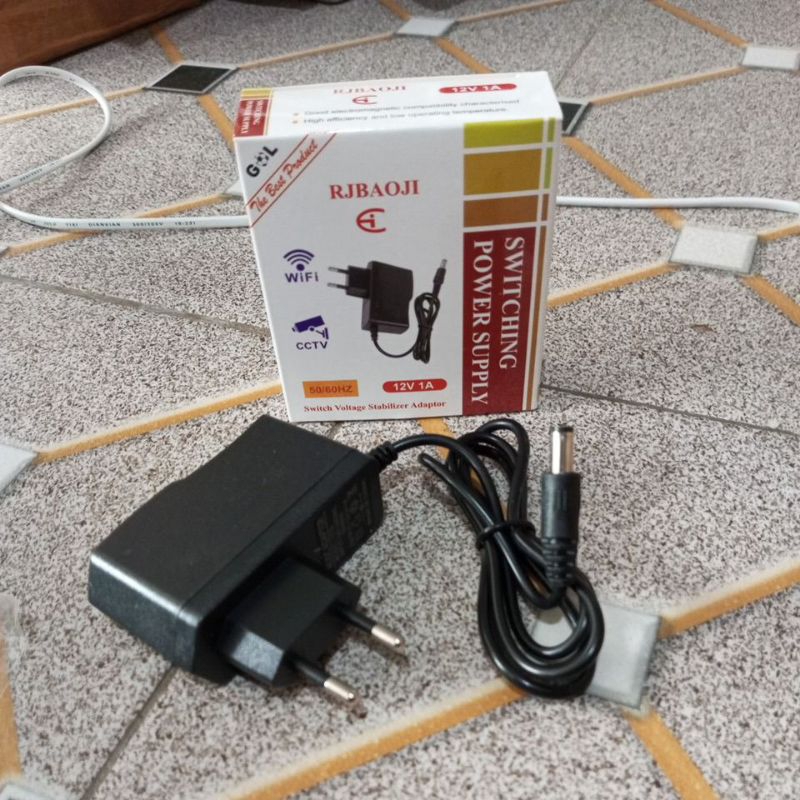 Adaptor 12V 1A Murni Real Ampere Adaptor K-Vision 12V1A Murni