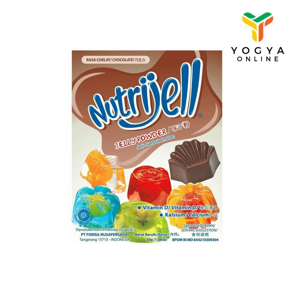 

Nutrijell Chocolate 30 Gram