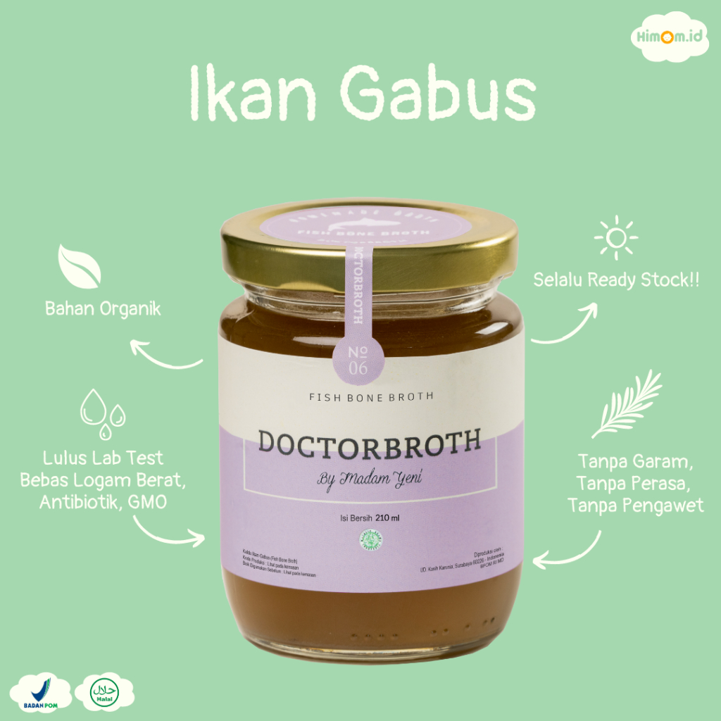 

Kaldu Tulang Doctor Broth - Ikan Gabus - Bone Broth