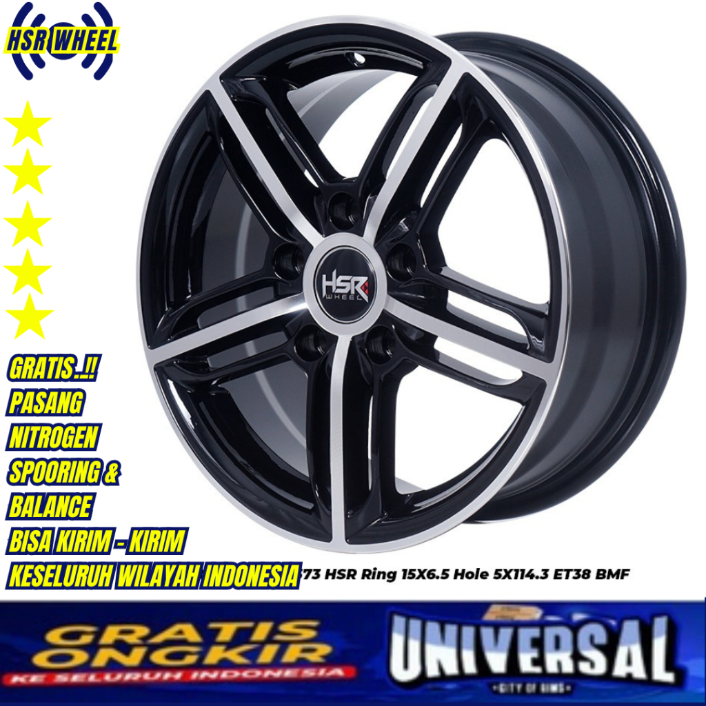 Velg Mobil Berkualitas Ring 15 HSR Baraka Untuk Xover Ertiga Luxio R15 Pelek Termurah