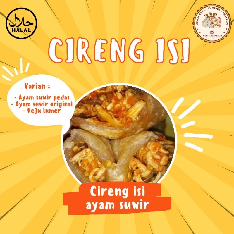 

BEST SELLER!! CIRENG ISI BY CEMILINSNACK.IN