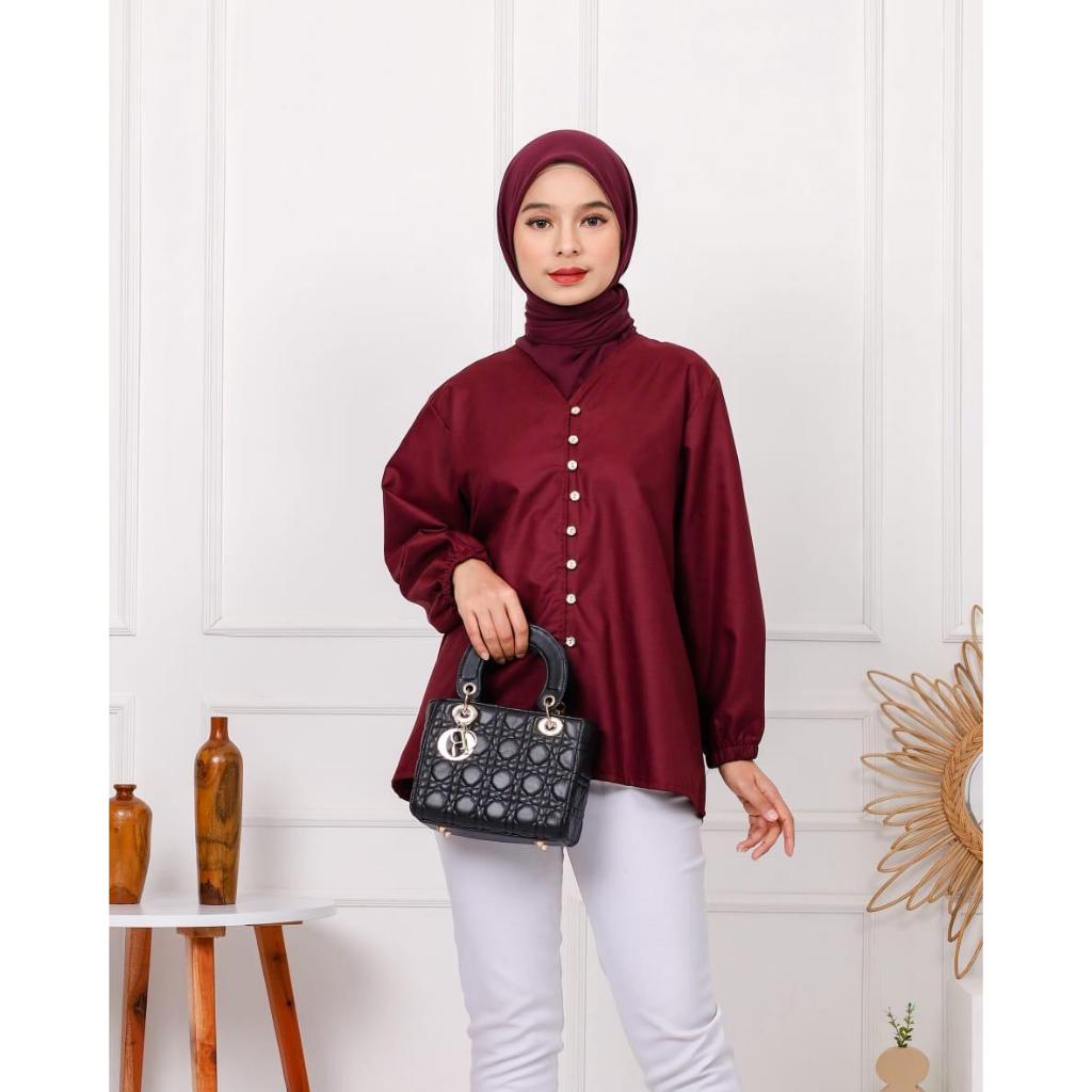 Blouse Nikita Jumbo ld 120/ atasan jumbo wanita
