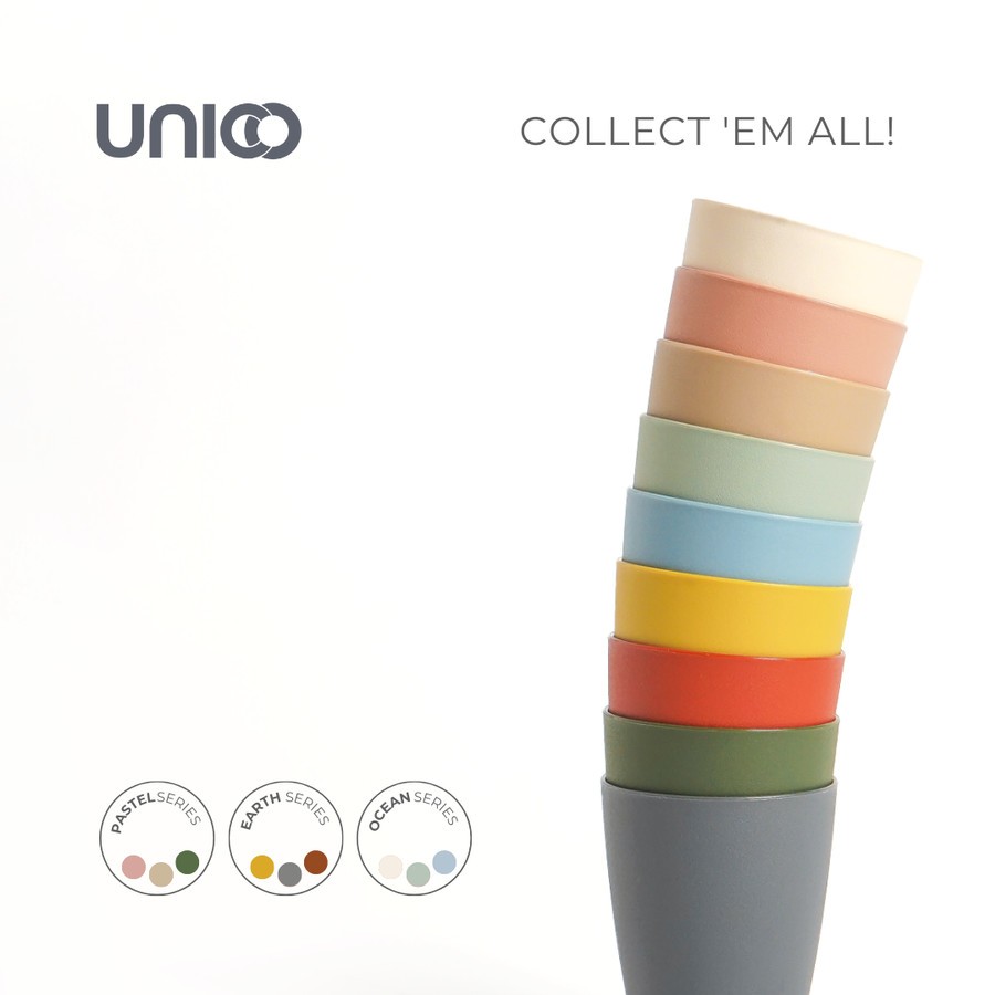 Gelas Kopi Mug Cangkir/ Gelas Plastik Tahan Panas - Halmstad Glass Unico SATUAN