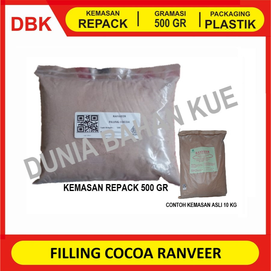 

FILLING COCOA / COKLAT ISIAN / BUBUK COKLAT ISIAN ROTI || 500 GR