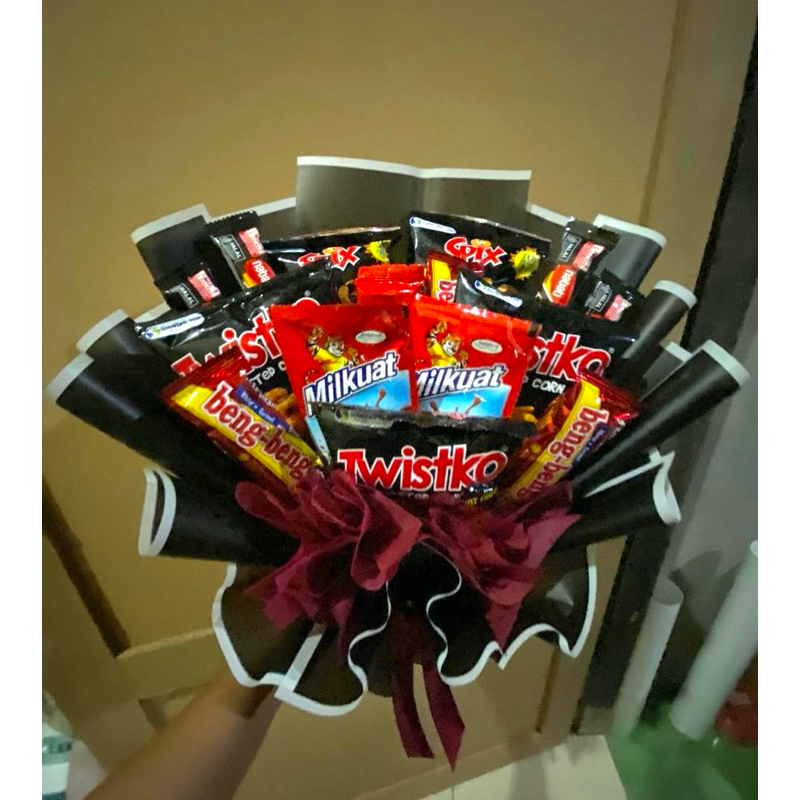 

buket snack murah cantik