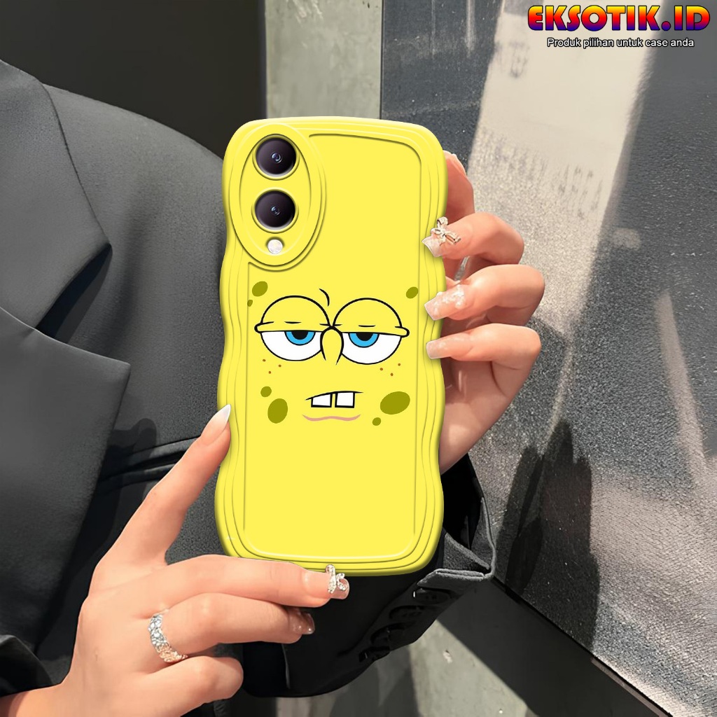 Case Vivo Y17S Gelombang - Casing Vivo Y17S - Silikon Vivo Y17S - Softcase Vivo Y17S - Kesing Vivo Y